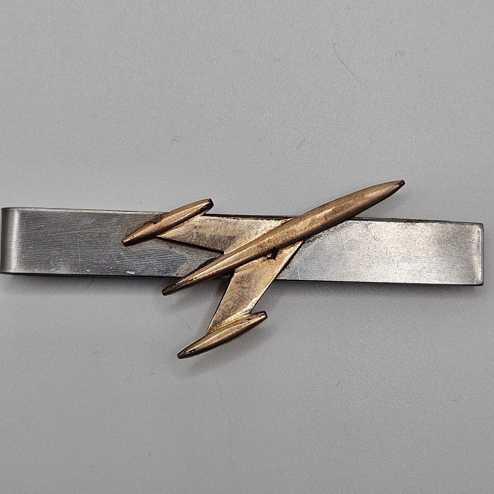 Vintage Oldsmobile Rocket Tie Clip Quarter Century Club 1954